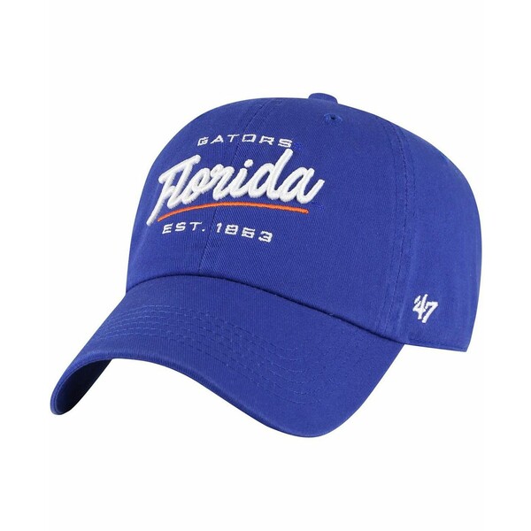 47ブランド レディース 帽子 アクセサリー Women's Royal Florida Gators Sidney Clean Up Adjustable Hat Royal