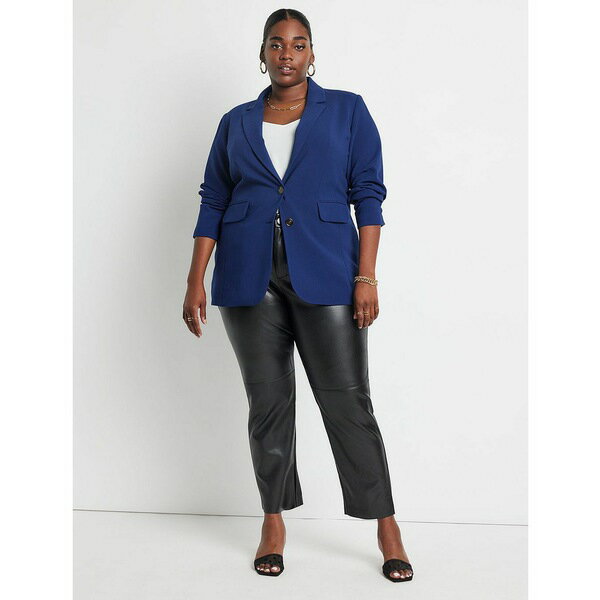 エロクイ レディース ジャケット＆ブルゾン アウター Plus Size The 365 Semi Stretch Two Button Blazer Ocean cavern