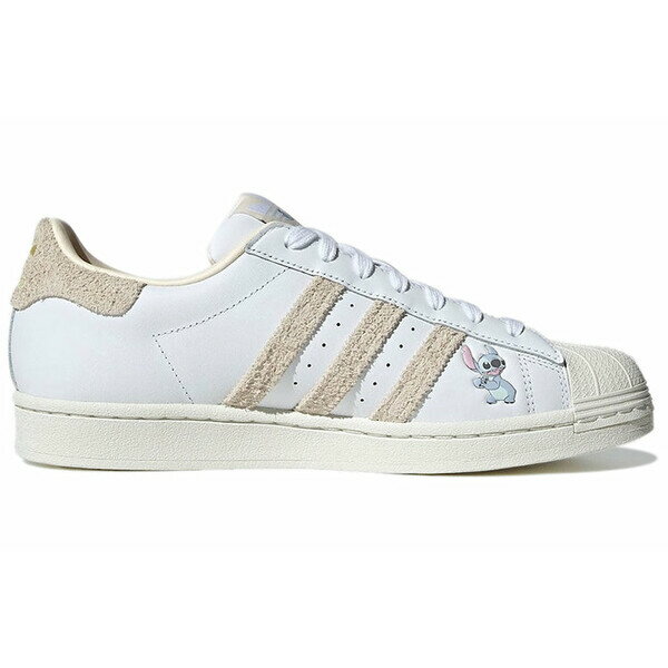 adidas アディダス メンズ スニーカー White 【adidas Disney x Superstar 'Stitch' HQ6356】 サイズ US_5(23.0cm)