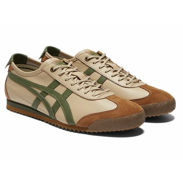 Onitsuka Tiger オニツカタイガー メンズ スニーカー Beige/Brown/Green 【Onitsuka Tiger Mexico 66 SD 'Beige Brown Green' 1183A872-252】 サイズ US_7(25.0cm)