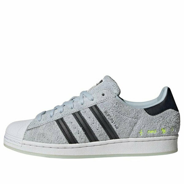 adidas アディダス メンズ スニーカー HALO BLUE/CORE BLACK/SOLAR YELLOW 【adidas Superstar x gmoney x Bored Ape Yacht Club x PUNKS Comic 'Into the Metaverse' IE1841】 サイズ US_9.5(27.5cm)