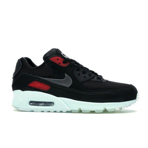 Nike ナイキ メンズ スニーカー 【Nike Air Max 90 Vinyl】 サイズ US_8.5(26.5cm) Black/Cool Grey-Teal Tint-University Red