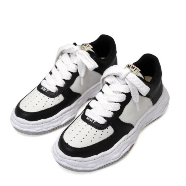 Maison MIHARA YASUHIRO ミハラヤスヒロ メンズ スニーカー 【Maison MIHARA YASUHIRO WAYNE OG Sole Leather Low-top Sneaker 'White Black' A08FW706-BLKWHT】 サイズ US_11(29.0cm)