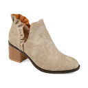 ジャーニーコレクション レディース ブーツ シューズ Women's Lennie Ruffle Detail Stacked Block Heel Booti...