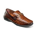 ステイシーアダムス メンズ スリッポン・ローファー シューズ Men's Embrey Moc Toe Bit Slip On Loafer Cognac