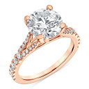 バッジェリーミシュカ レディース リング アクセサリー Certified Lab Grown Diamond Split Shank Engagement R...