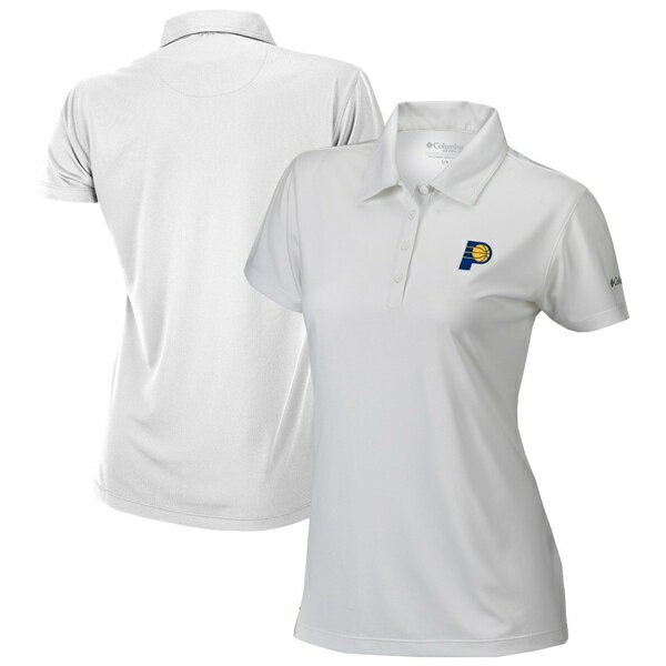 コロンビア レディース ポロシャツ トップス Indiana Pacers Columbia Women's OmniWick Birdie Polo White