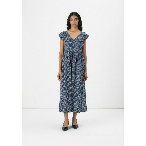 ヤス レディース ワンピース トップス YASIREKA DRESS - Maxi dress - blueberry/clear sky