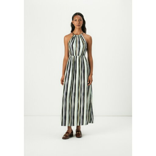 トム テイラー デニム レディース ワンピース トップス AMERICAN NECKLINE MAXI DRESS - Day dress - watercolor stripe トム テイラー デニム レディース ワンピース トップス AMERICAN NECKLINE MAXI DRESS - Day dress - watercolor stripe