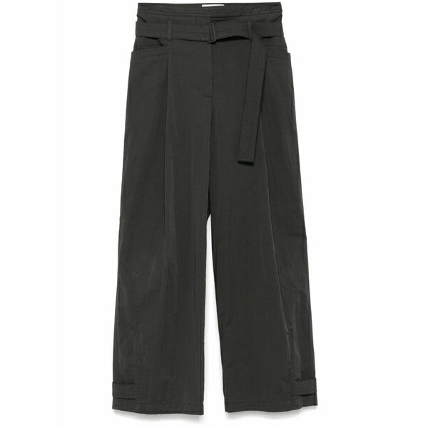 ロウ クラシック レディース カジュアルパンツ ボトムス Double-belted trousers Grey