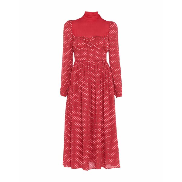 【送料無料】 ヴァレンティノ ガラヴァーニ レディース ワンピース トップス Midi dresses Red