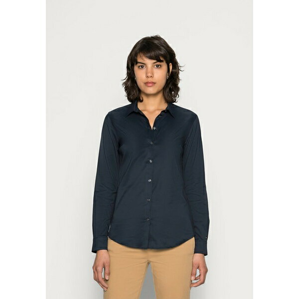 ȥߡ ҥե ǥ  ȥåץ HERITAGE SLIM FIT - Button-down blouse - midnight