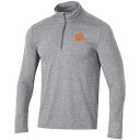 チャンピオン メンズ ジャケット＆ブルゾン アウター Clemson Tigers Champion Field Day Team QuarterZip Jacket Heathered Gray