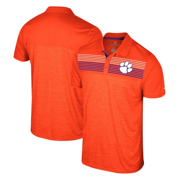 コロシアム メンズ ポロシャツ トップス Clemson Tigers Colosseum Langmore Polo Orange