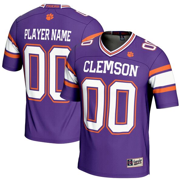 ゲームデイグレーツ メンズ ユニフォーム トップス Clemson Tigers GameDay Greats NIL PickAPlayer Football Jersey Purple