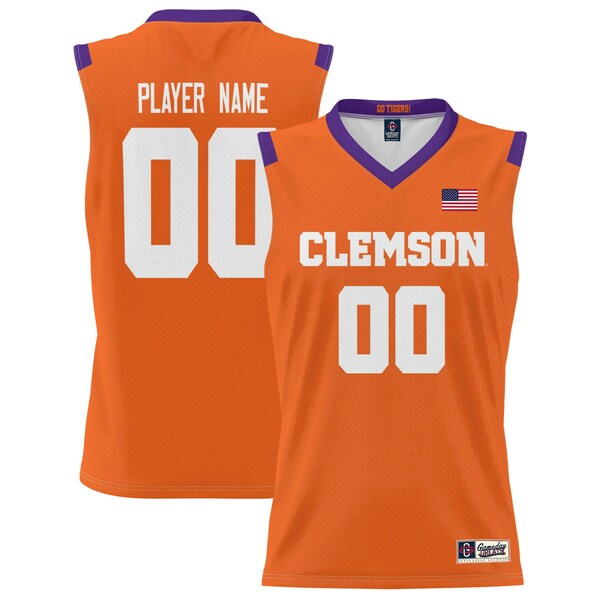 ゲームデイグレーツ メンズ ユニフォーム トップス Clemson Tigers GameDay Greats NIL PickAPlayer Lightweight Basketball Jersey Orange