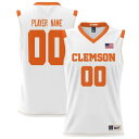 Q[fCO[c Y jtH[ gbvX Clemson Tigers GameDay Greats NIL PickAPlayer Lightweight Basketball Jersey White