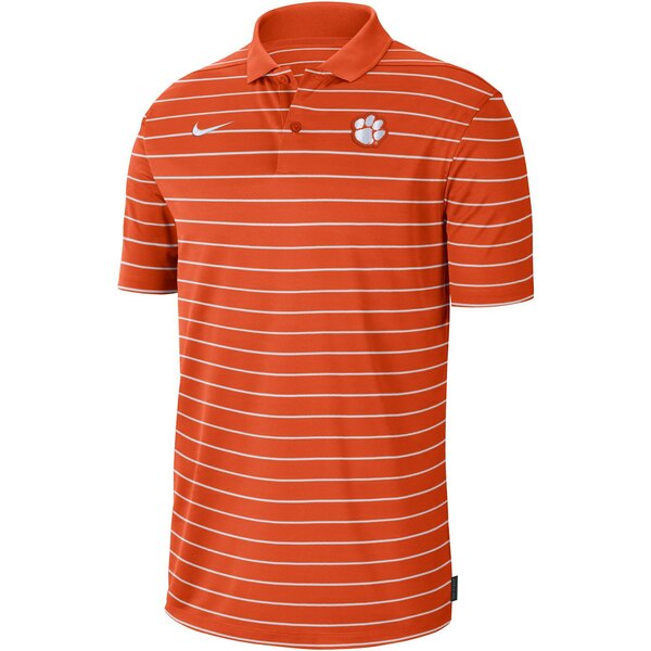 ナイキ メンズ ポロシャツ トップス Clemson Tigers Nike Icon Victory Coaches 2023 Early Season Performance Polo Orange