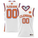 ゲームデイグレーツ メンズ ユニフォーム トップス Clemson Tigers GameDay Greats Men's NIL PickAPlayer Lightweight Basketball Jersey White