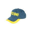 【送料無料】 モスキーノ メンズ 帽子 アクセサリー Hats Blue