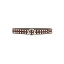 【送料無料】 ディースクエアード メンズ ベルト アクセサリー Belts Brown