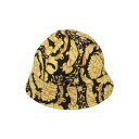 【送料無料】 ヴェルサーチ メンズ 帽子 アクセサリー Hats Black