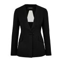 【送料無料】 アクリス レディース ジャケット&ブルゾン アウター Blazers Black