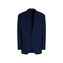 【送料無料】 ゼニア メンズ ジャケット&ブルゾン アウター Blazers Blue