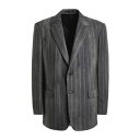 【送料無料】 ヴェルサーチ メンズ ジャケット&ブルゾン アウター Blazers Grey