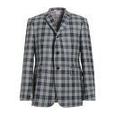 【送料無料】 トムブラウン メンズ ジャケット&ブルゾン アウター Blazers Grey