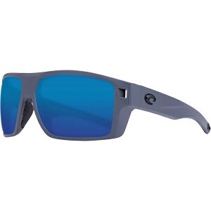 コスタデルマール メンズ サングラス・アイウェア アクセサリー Costa Del Mar Diego Adult 580G Sunglasses Matte Gray/Blue