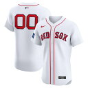 ナイキ メンズ ユニフォーム トップス Boston Red Sox Nike Home Elite Custom Patch Jersey White