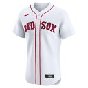 ナイキ メンズ ユニフォーム トップス Boston Red Sox Nike Home Elite Jersey White