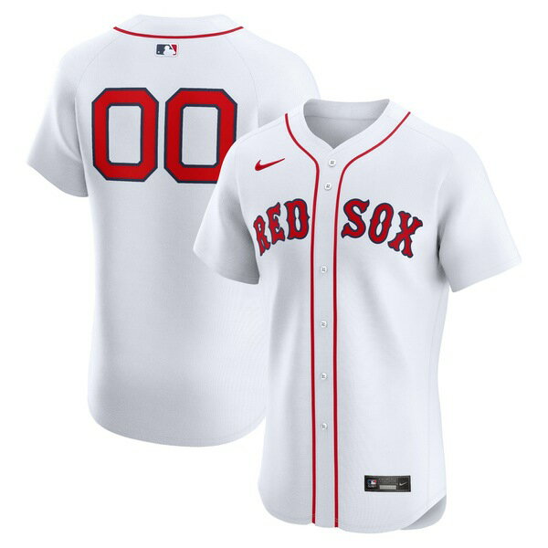 ナイキ メンズ ユニフォーム トップス Boston Red Sox Nike Home Elite Custom Jersey White