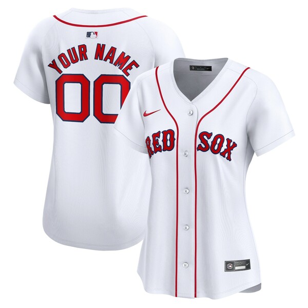 ʥ ǥ ˥ե ȥåץ Boston Red Sox Nike Women's Home Limited Custom Jersey White