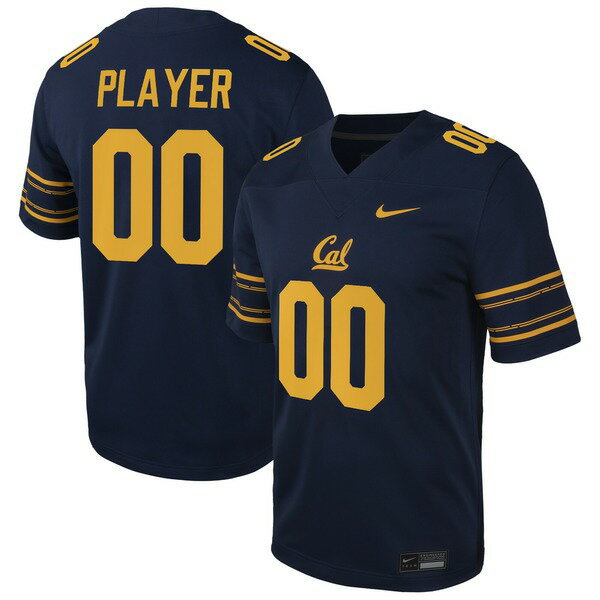 ナイキ メンズ ユニフォーム トップス Cal Bears Nike PickAPlayer NIL Football Game Jersey Navy 1