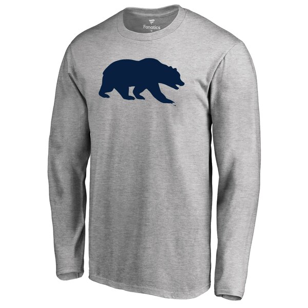 եʥƥ  T ȥåץ Cal Bears Fanatics Branded Primary Logo Long Sleeve TShirt Ash