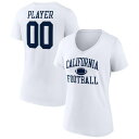 t@ieBNX fB[X TVc gbvX Cal Bears Football Fanatics Branded Women's PickAPlayer NIL Gameday Tradition VNeck TShirt White