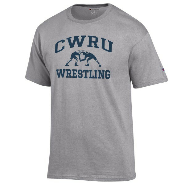 チャンピオン メンズ Tシャツ トップス Case Western Reserve Spartans Champion Wrestling Icon TShirt Heather Gray