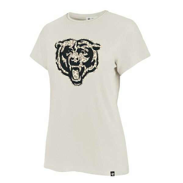 tH[eB[Zu fB[X TVc gbvX Chicago Bears '47 Women's Panthera Frankie TShirt Cream