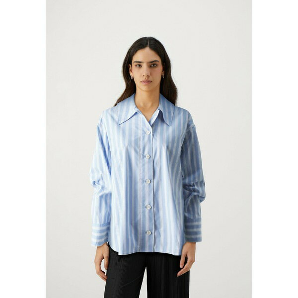 楽天astyリバティーン リバティーン レディース シャツ トップス MERCY - Button-down blouse - blue