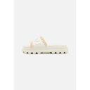 モウ レディース サンダル シューズ ONE PIECE SLIDE - Mules - white