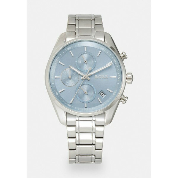 ボス レディース 腕時計 アクセサリー GRAND TOUR LADIES - Chronograph watch - silver-coloured/blue