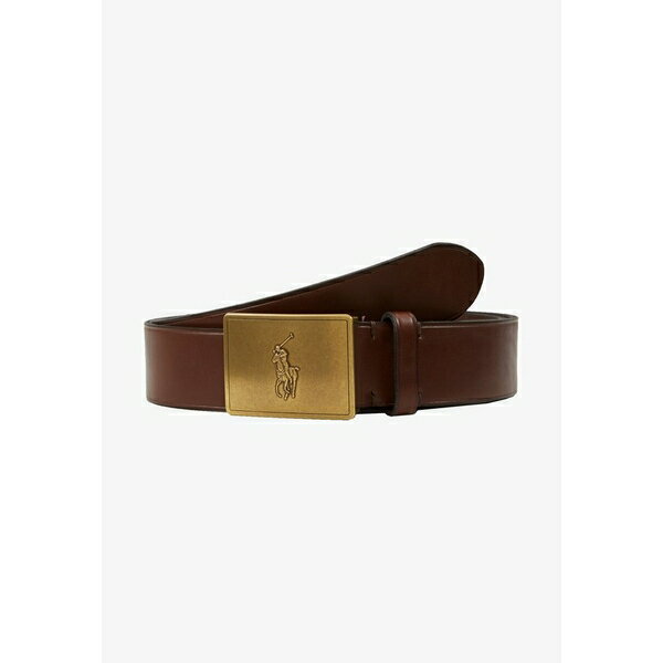 ラルフローレン ベルト（メンズ） ラルフローレン メンズ ベルト アクセサリー PLAQUE CASUAL MEDIUM - Belt - brown