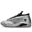 Air Jordan ジョーダン レディース スニーカー Metallic Silver/Fire Red-Wolf Grey-Black 【(WMNS) Air Jordan 14 Retro Low 'Metallic Silver' DH4121-060】 サイズ US_9.5(26.5cm)(4)