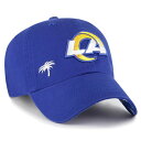 フォーティーセブン レディース 帽子 アクセサリー Los Angeles Rams '47 Women's Confetti Icon Clean Up Adjustable Hat Royal