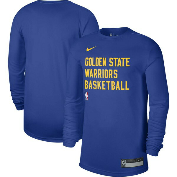 ナイキ メンズ Tシャツ トップス Golden State Warriors Nike Unisex 2023/24 Legend OnCourt Practice Long Sleeve TShirt Royal