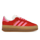 adidas アディダス レディース スニーカー 【adidas Gazelle Bold Collegiate Red Lucid Pink (Women's)】 サイズ US_8.5(25.5cm) Collegiate Red/Lucid Pink/Core White(4)