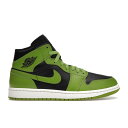 Jordan ジョーダン レディース スニーカー 【Jordan 1 Mid Altitude Green (Women's)】 サイズ US_W_10.5 Black/Sail/Altitude Green Heather