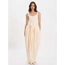 ミス サークル レディース ワンピース トップス Women's Udana Butter Yellow Drop Waist Tulip Gown Butter yellow